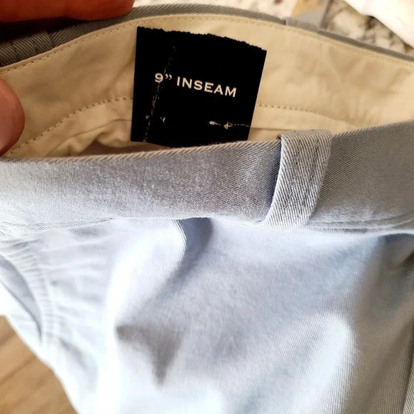 NWT J Crew Shorts Womens 31 Blue Bermuda‎ Lightweight 9 inches Pockets - Picture 5 of 5